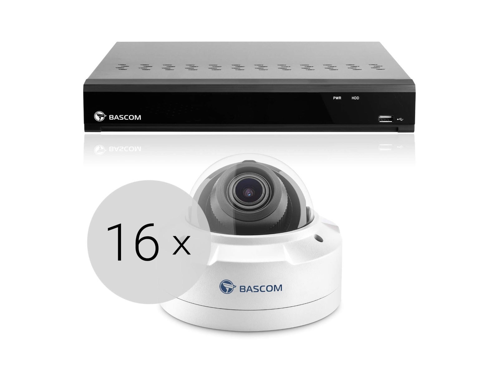 Trådlöst 16-dome-system PLUS