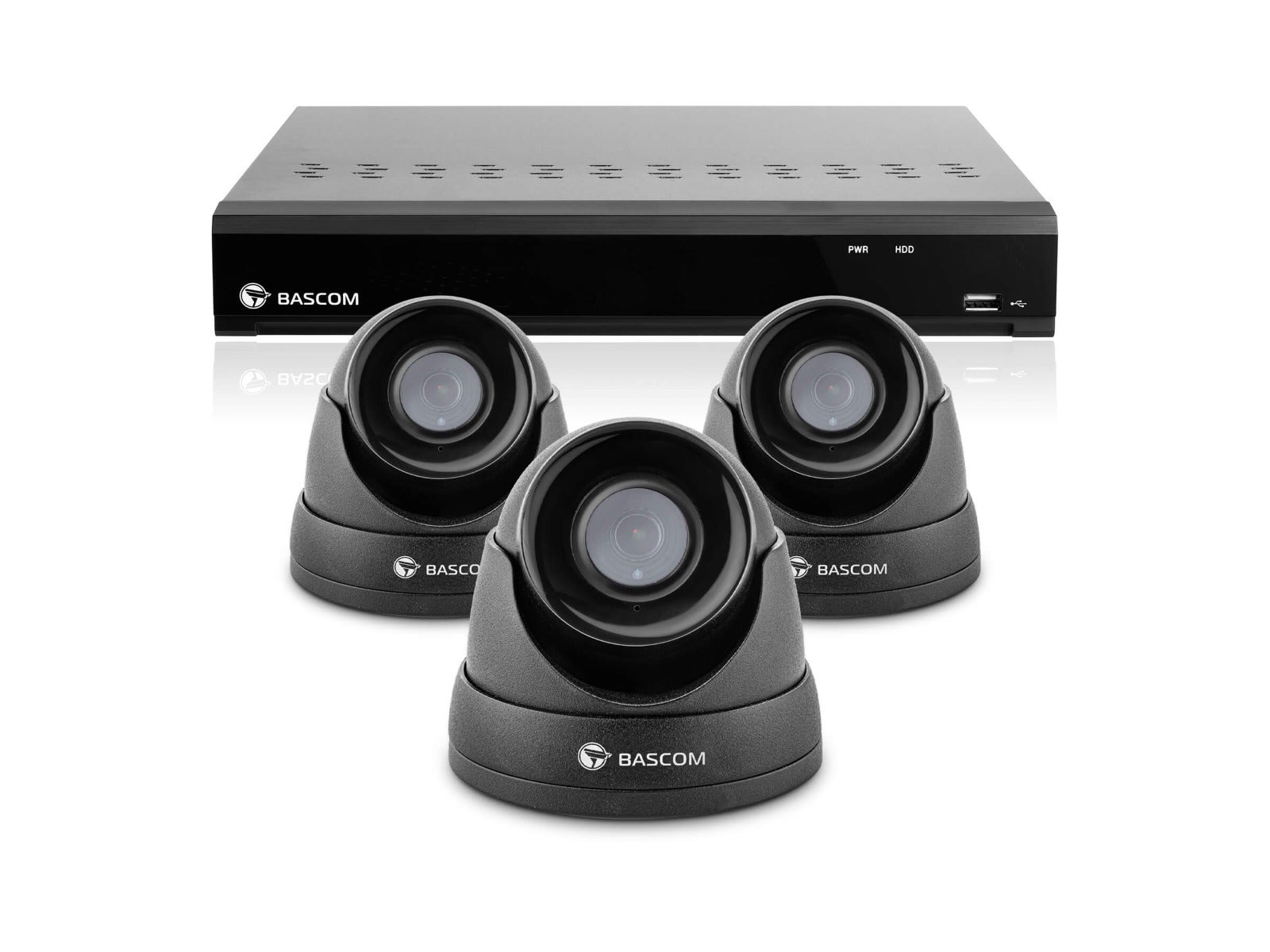 Trådbundet 3-dome-system 