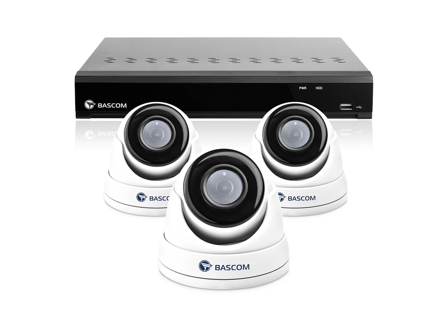 Trådbundet 3-dome-system 