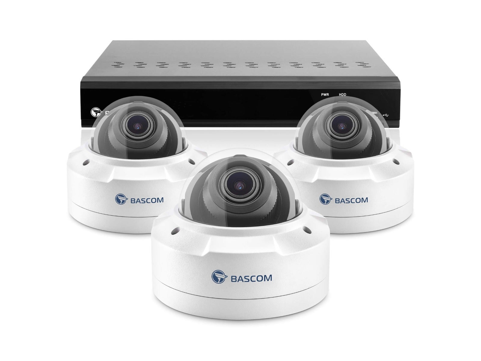 Trådbundet 3-dome-system PLUS