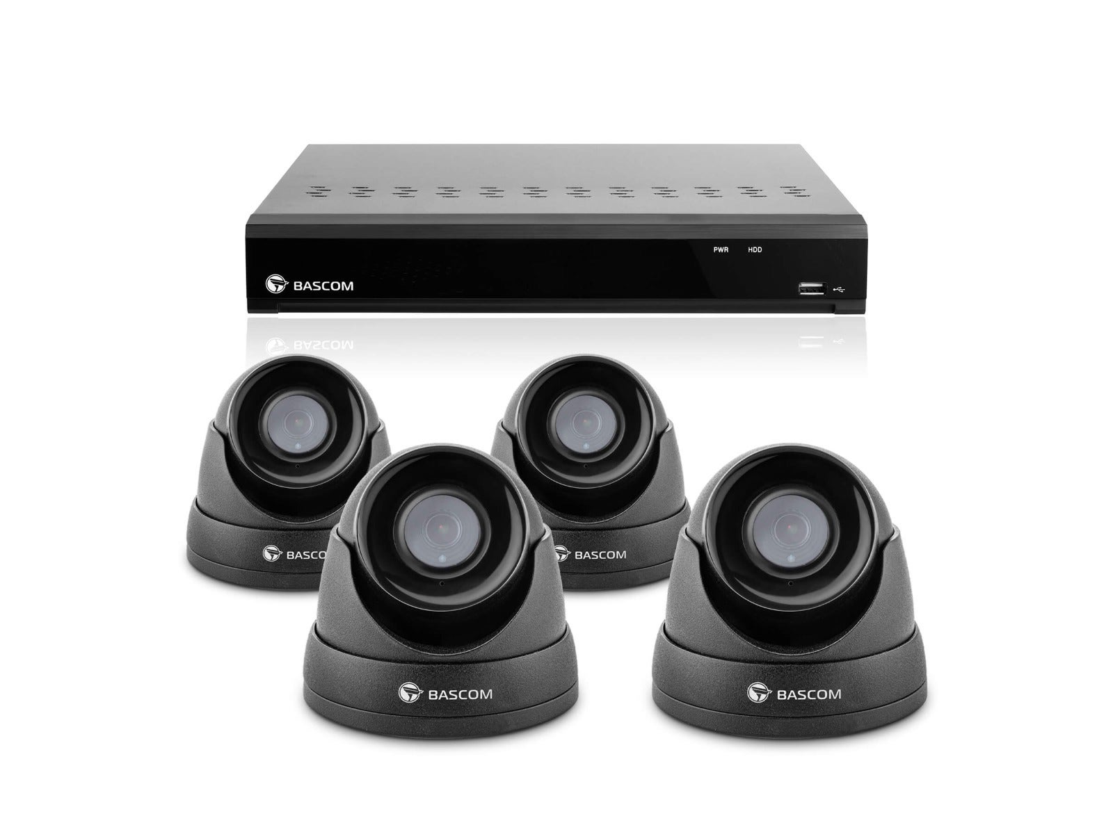 Trådbundet 4-dome-system