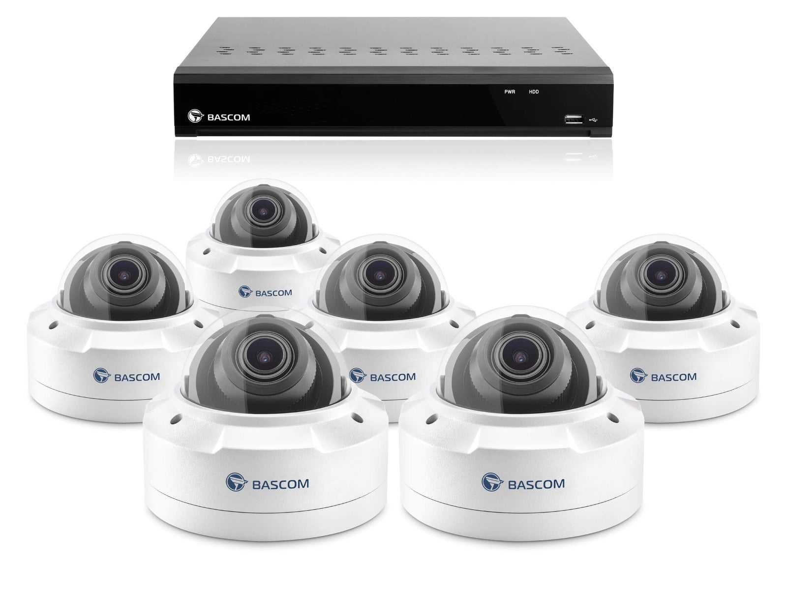 Trådlöst 6-dome-system PLUS