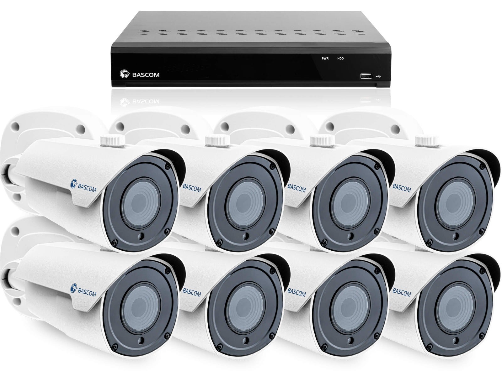 Trådbundet 8-bullet-system