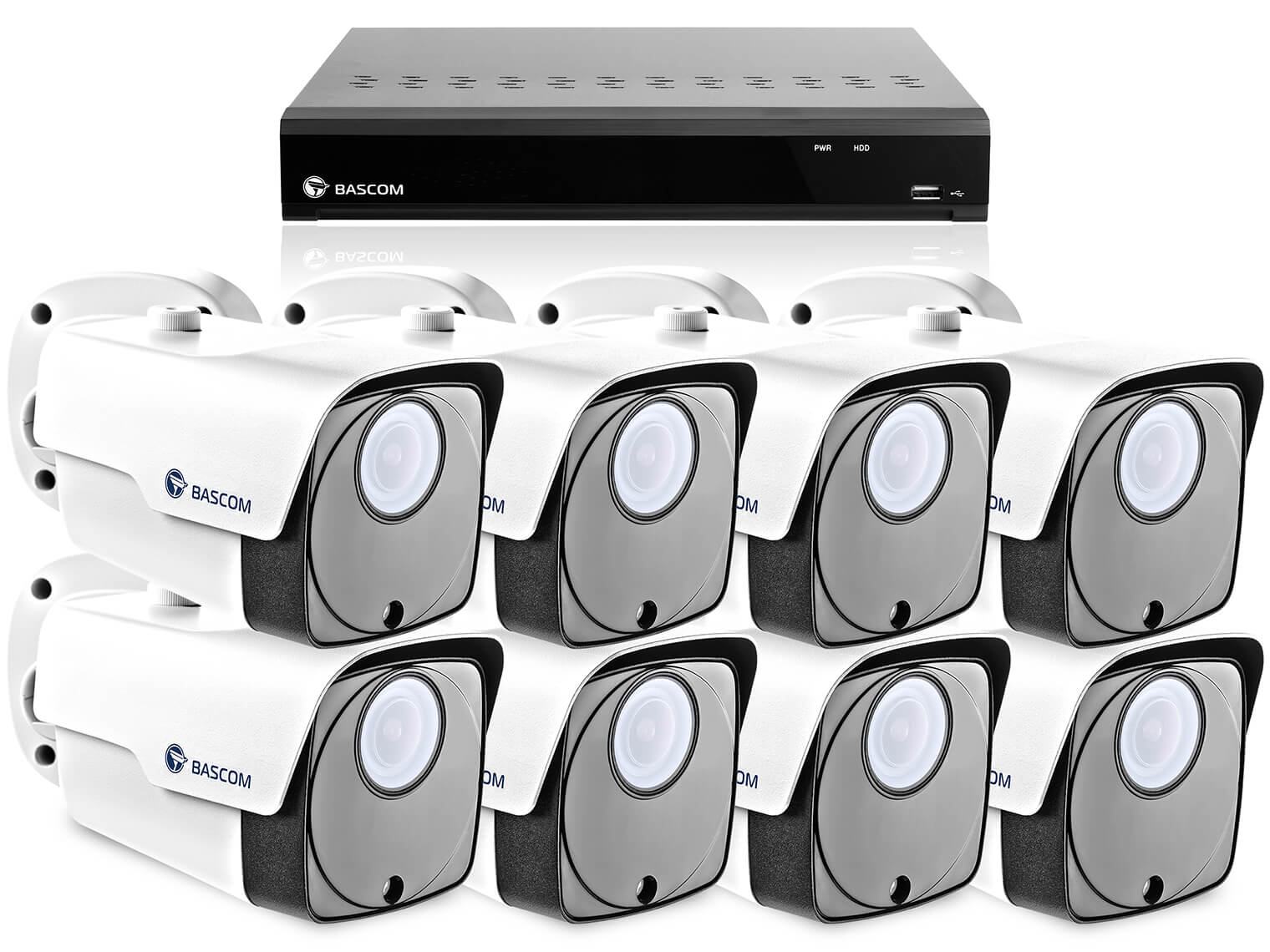 Trådbundet 8-bullet-system PLUS