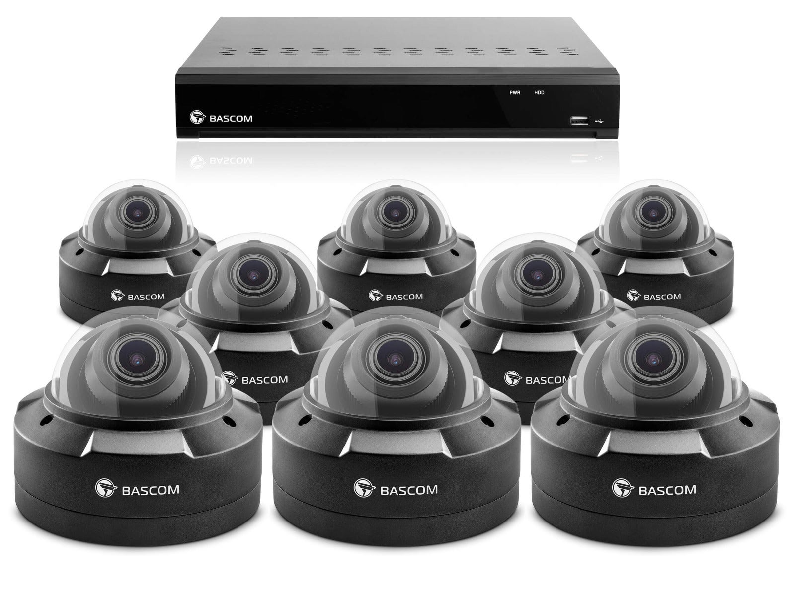 Trådlöst 8-dome-system PLUS